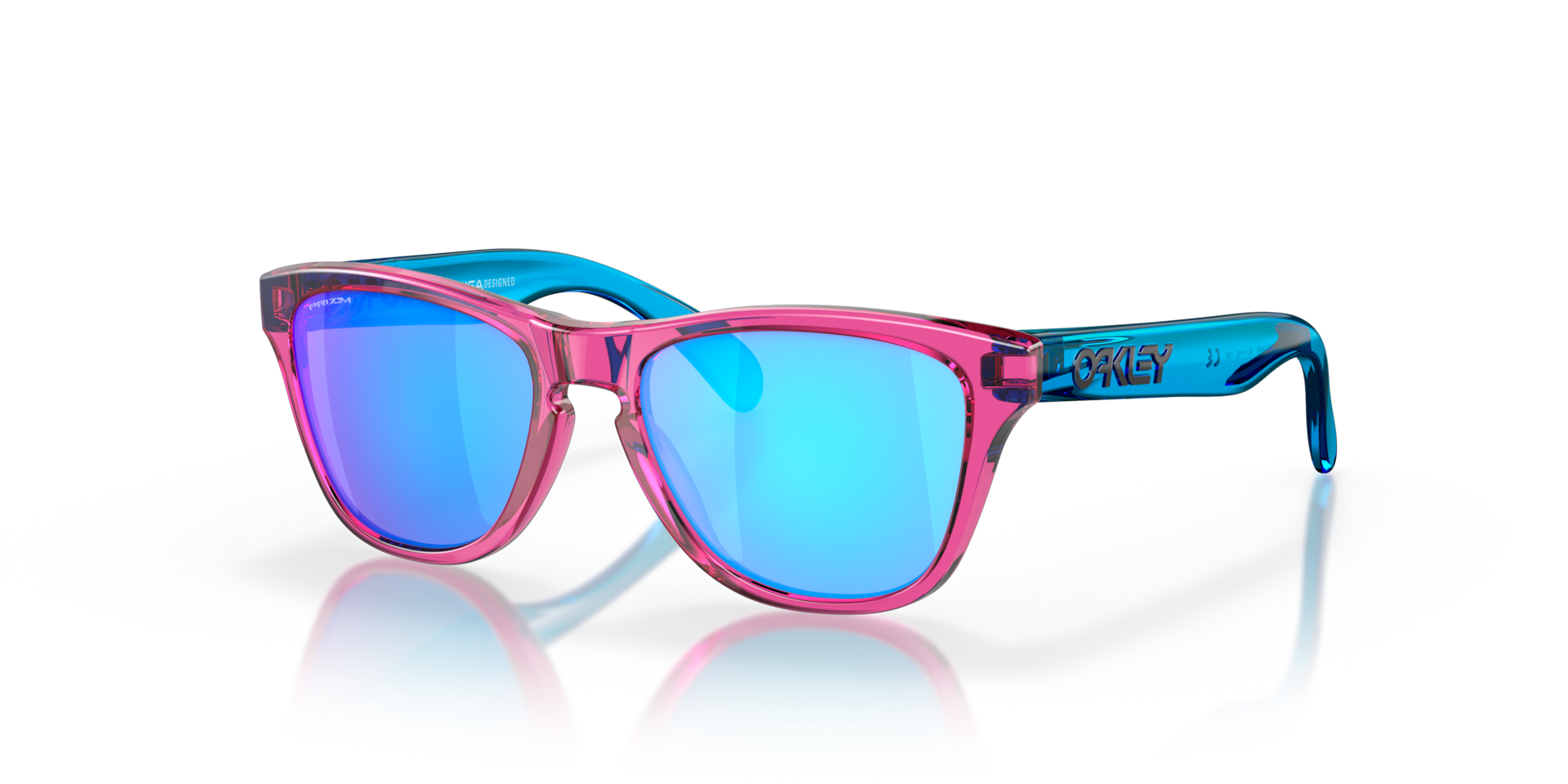 Oakley OJ9009 Frogskins XXS (Youth Fit) Square Kids Sunglasses - Acid Pink