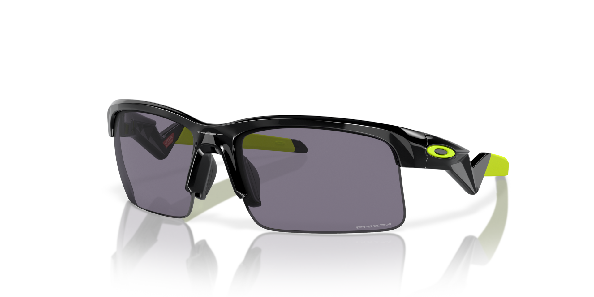 Oakley OJ9013 Capacitor (Youth Fit) Rectangle Kids Sunglasses - Polished White