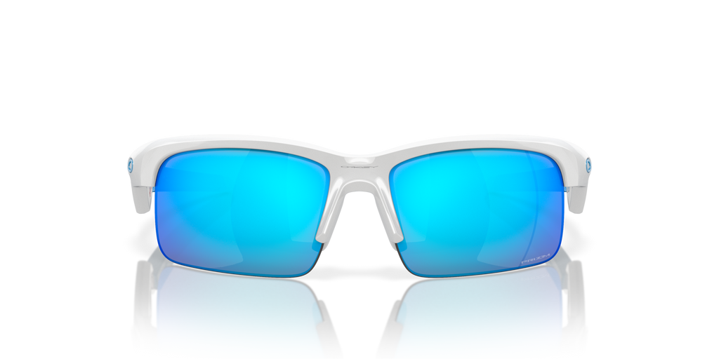 Oakley OJ9013 Capacitor (Youth Fit) Rectangle Kids Sunglasses - Polished White
