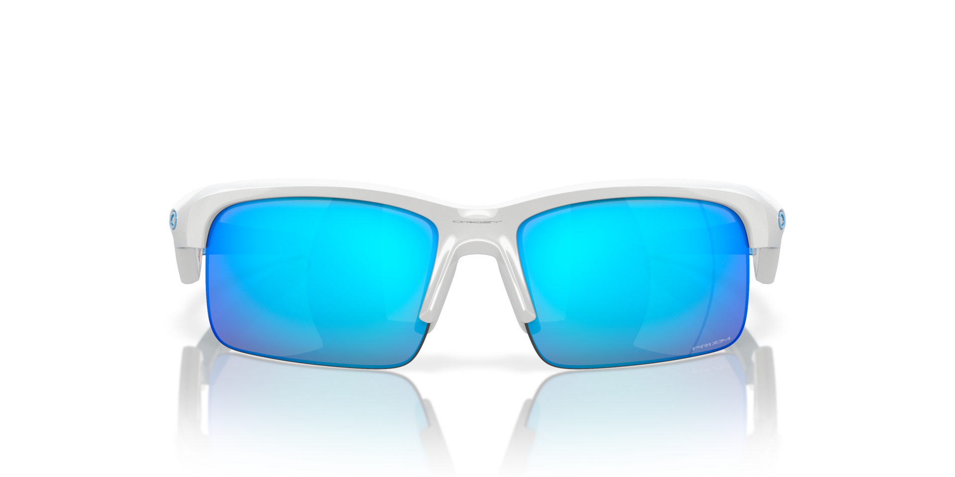 Oakley OJ9013 Capacitor (Youth Fit) Rectangle Kids Sunglasses - Polished White