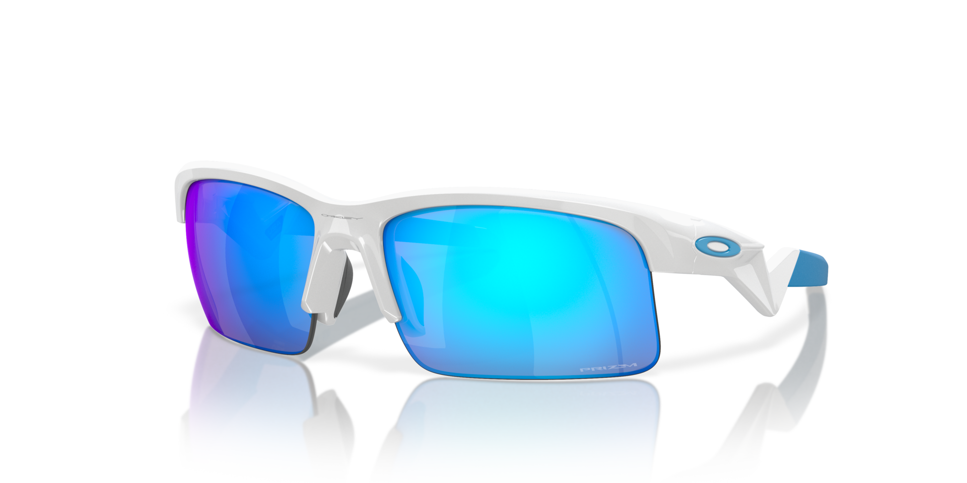 Oakley OJ9013 Capacitor (Youth Fit) Rectangle Kids Sunglasses - Polished White
