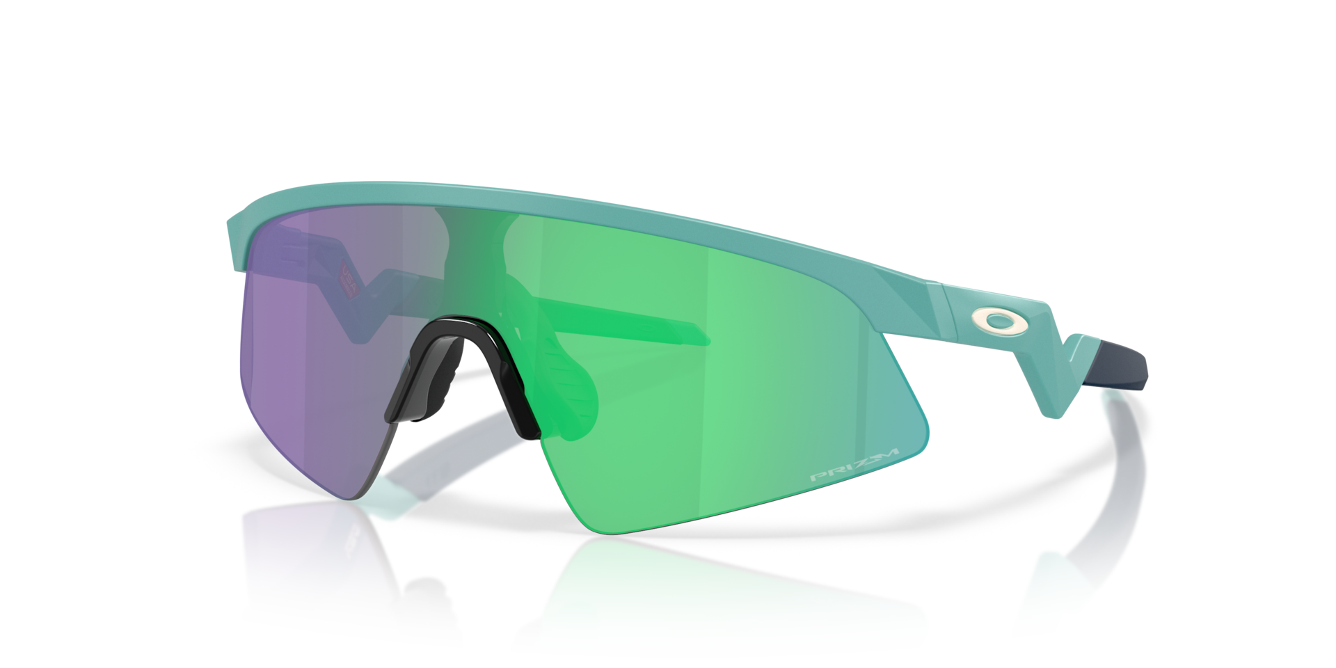 Oakley OJ9015 Resistor Sweep (Youth Fit) Rectangle Kids Sunglasses - Polished Sky Blue