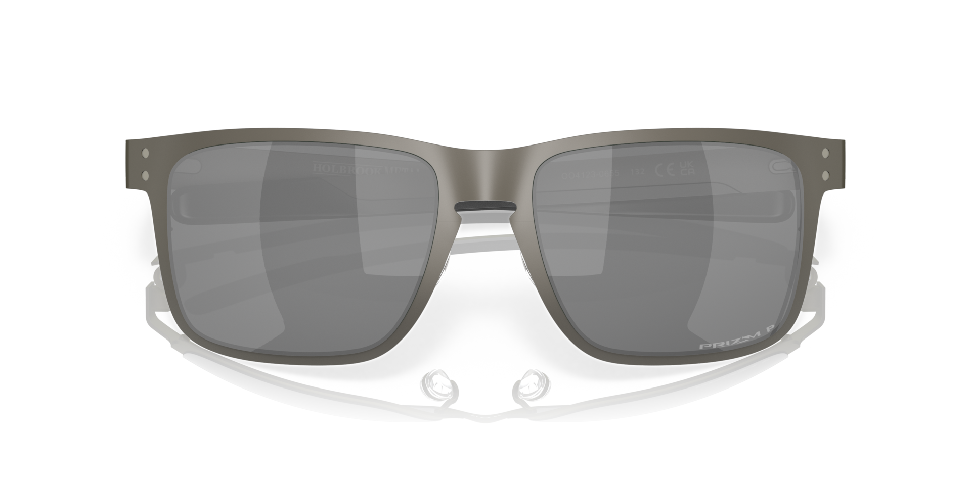 Oakley OO4123 Holbrook Metal Square Sunglasses - Matte Gunmetal