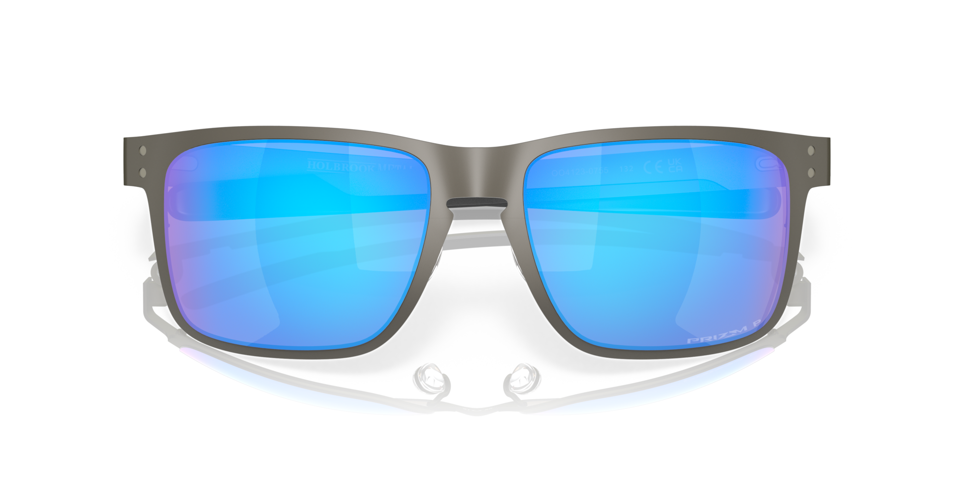 Oakley OO4123 Holbrook Metal Square Sunglasses - Matte Gunmetal