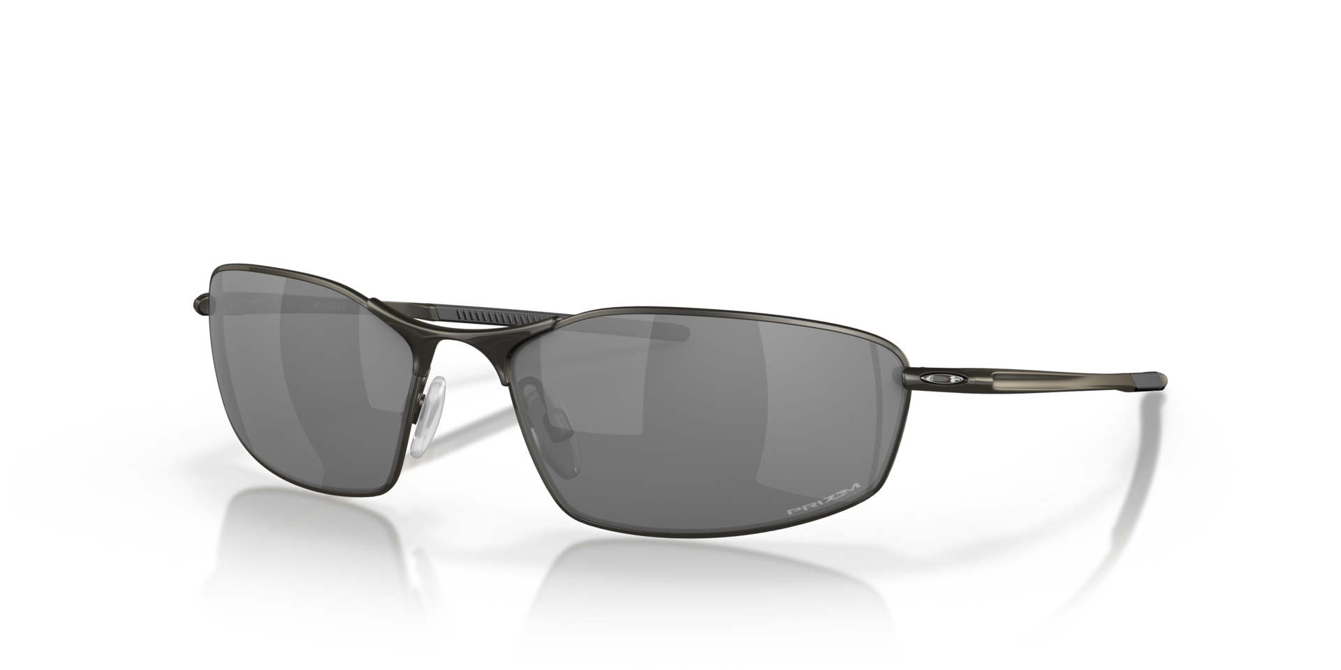 Oakley OO4141 Whisker Oval Sunglasses - Satin Black