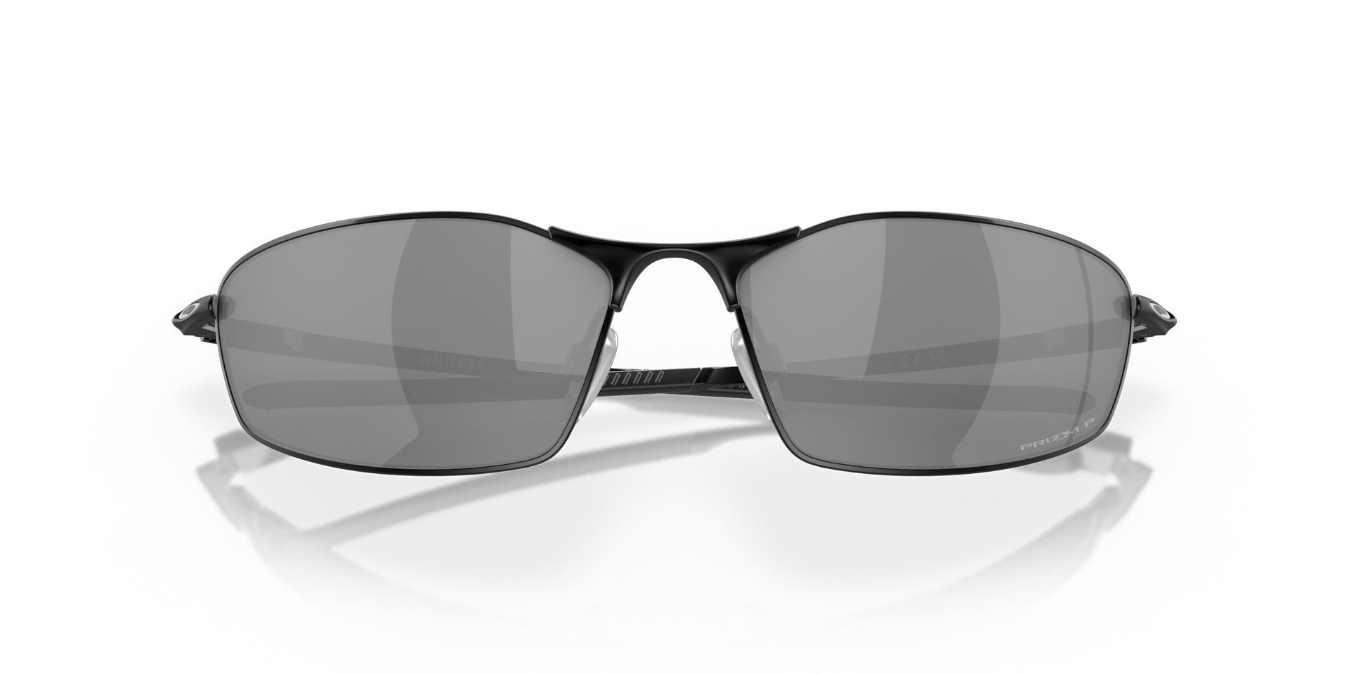 Oakley OO4141 Whisker Oval Sunglasses - Satin Black