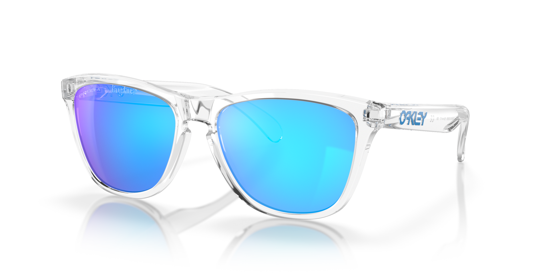 Oakley OO9013 Frogskins Square Sunglasses - Crystal Clear