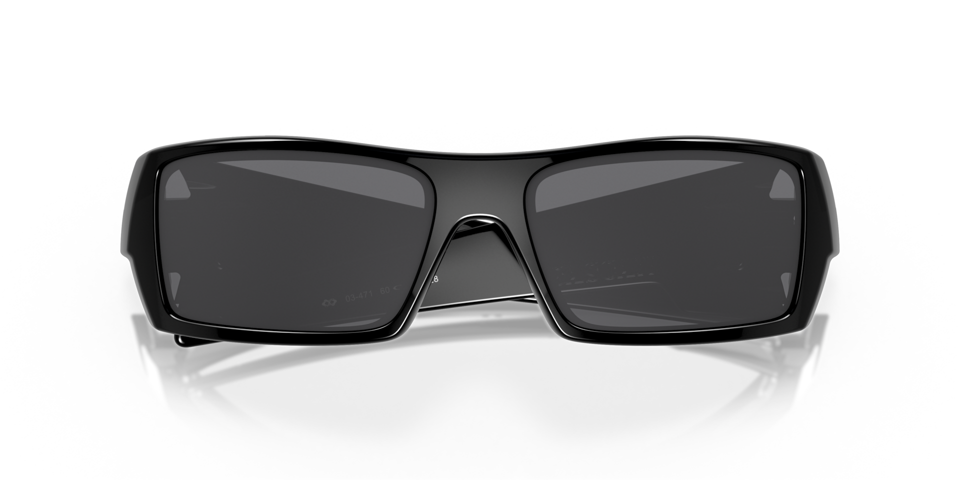 Oakley OO9014 Gascan Rectangle Sunglasses - Polished Black