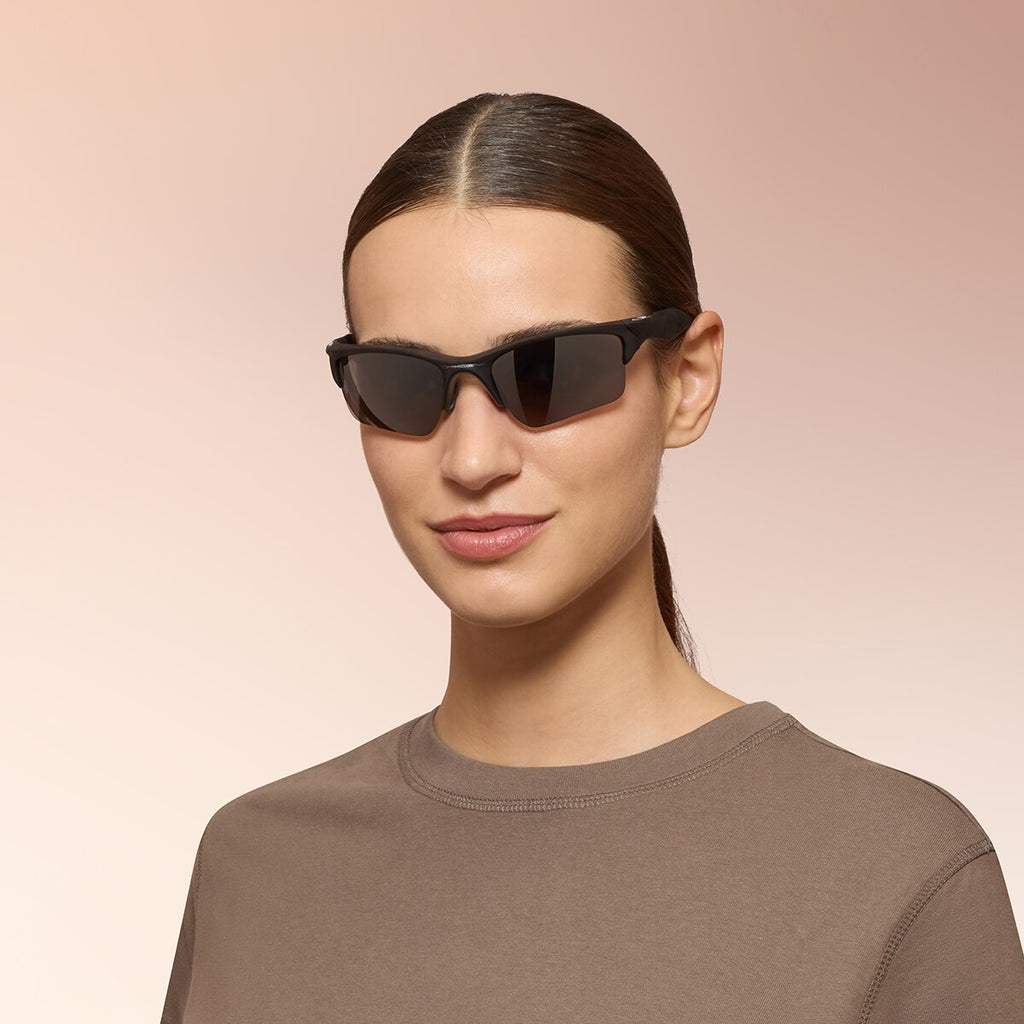 Oakley OO9154 Half Jacket 2.0 XL Rectangle Sunglasses - Matte Black