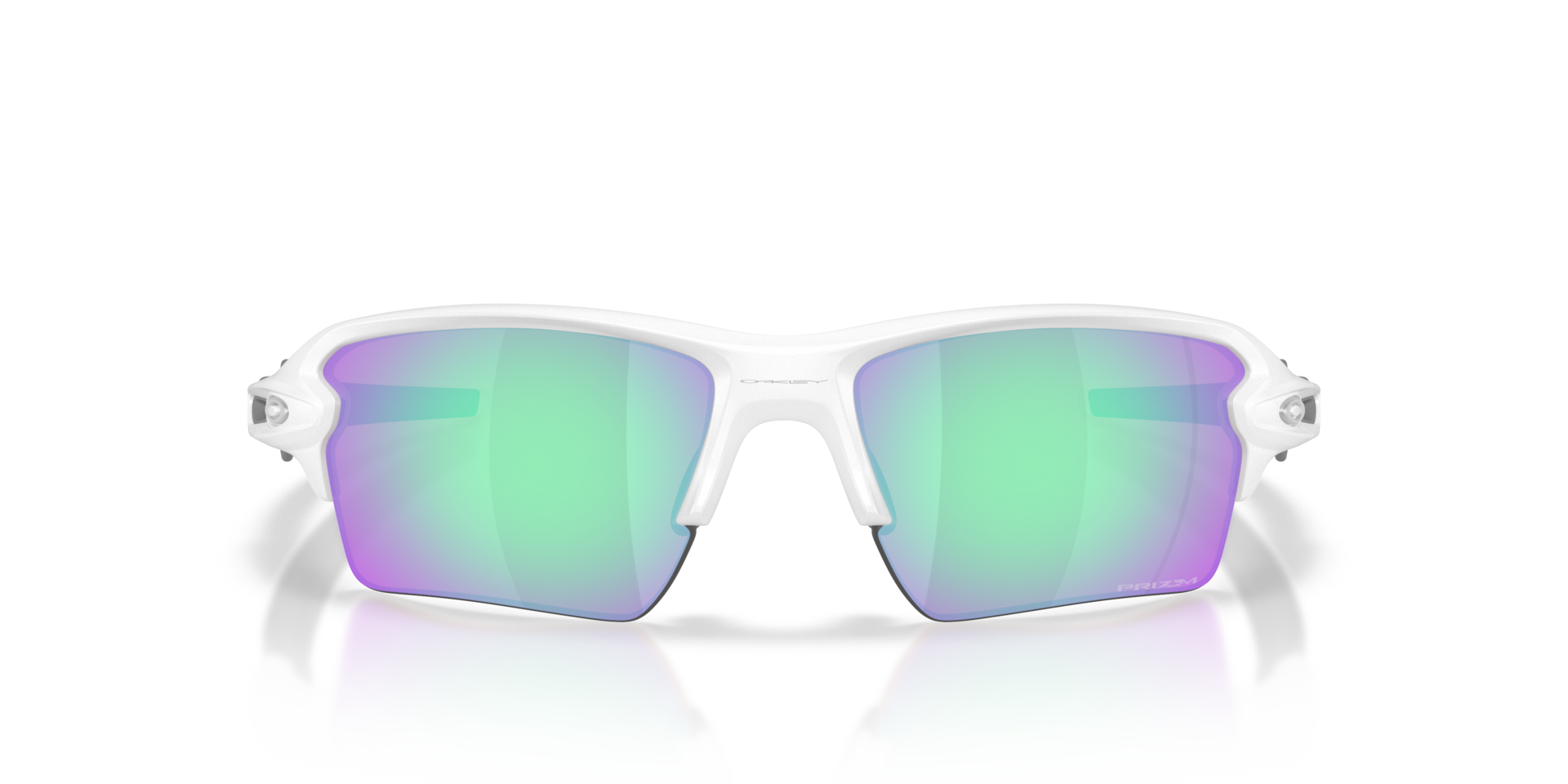 Oakley OO9188 Flak 2.0 XL On The Green Collection Rectangle Sunglasses - Matte White
