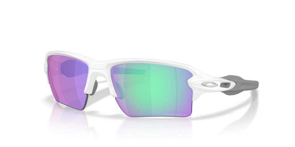 Oakley OO9188 Flak 2.0 XL On The Green Collection Rectangle Sunglasses - Matte White
