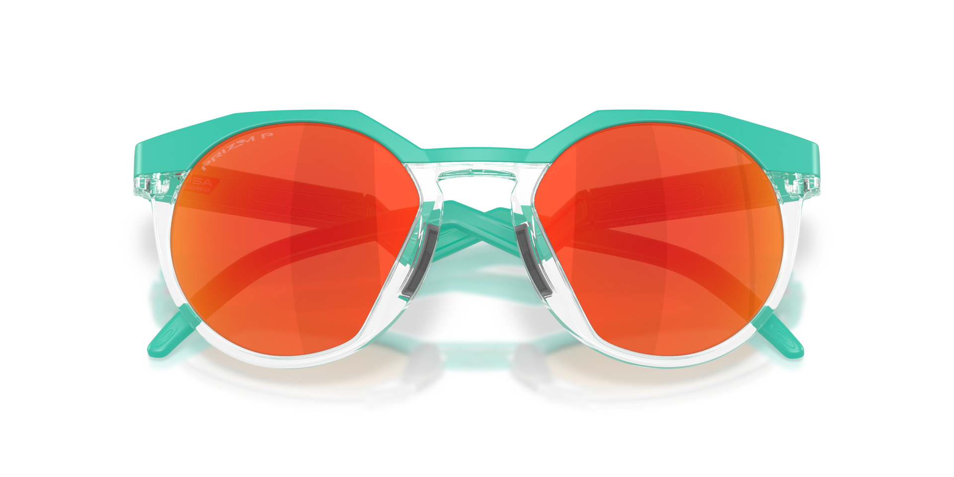 Oakley OO9242 HSTN Neon Pop Collection Round Sunglasses