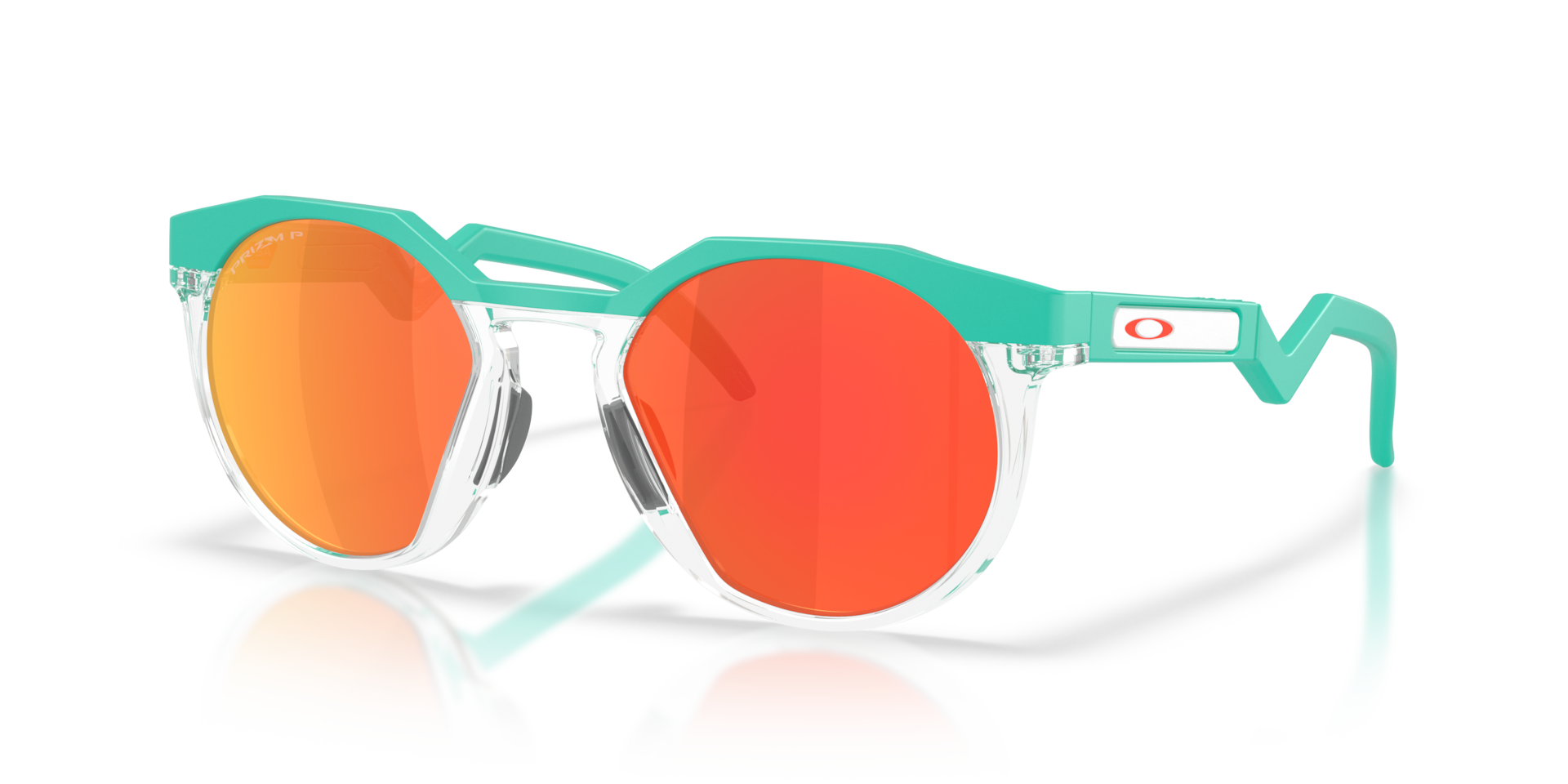 Oakley OO9242 HSTN Neon Pop Collection Round Sunglasses