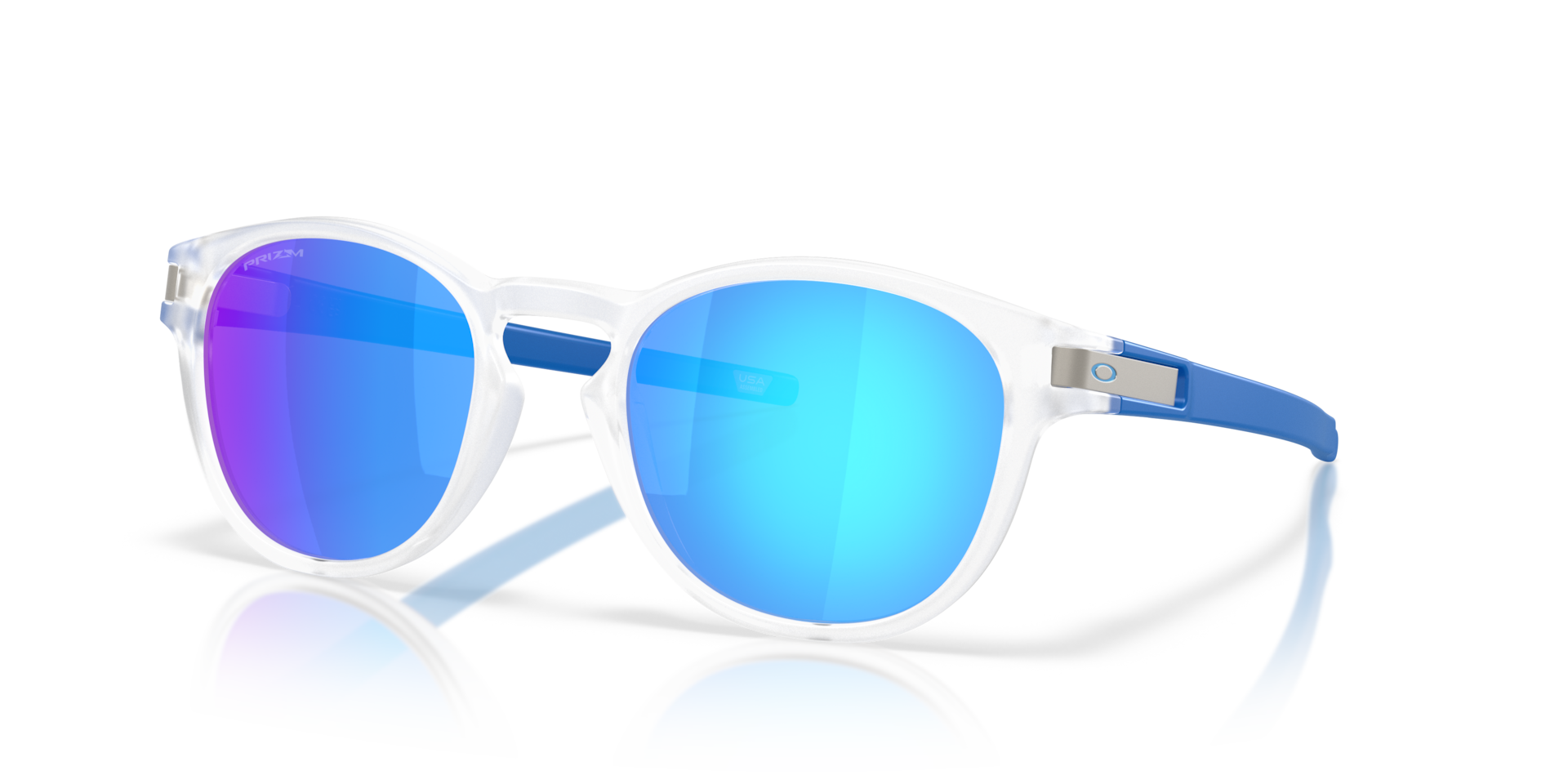 Oakley OO9265 Latch Neon Pop Collection Round Sunglasses