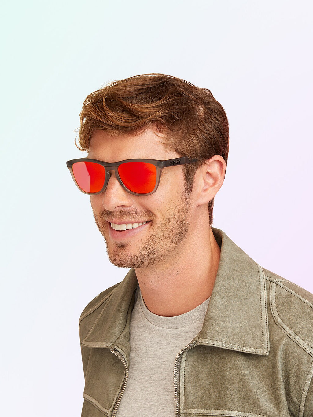 Oakley OO9284 Frogskins Range Round Sunglasses - Matte Clear
