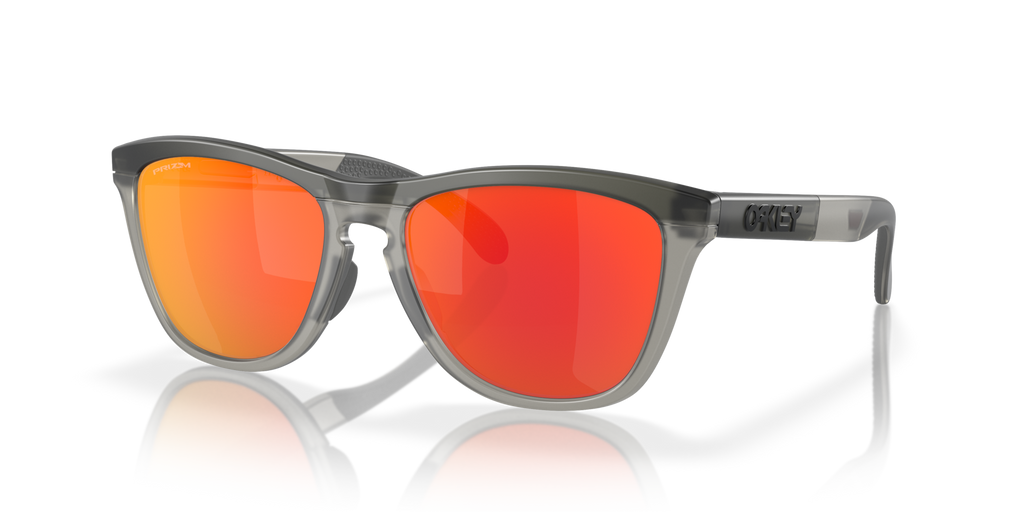 Oakley OO9284 Frogskins Range Round Sunglasses - Matte Grey Smoke Grey Ink