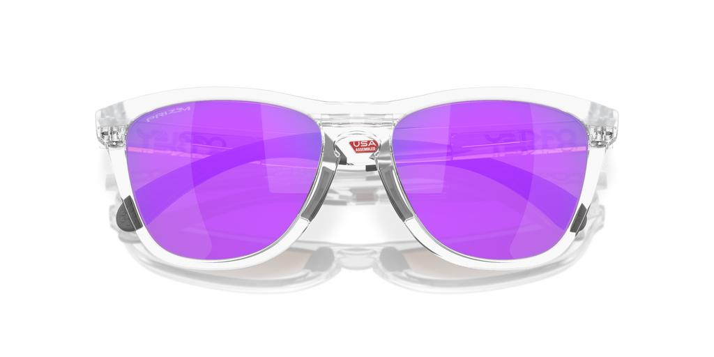 Oakley OO9284 Frogskins Range Round Sunglasses - Matte Clear