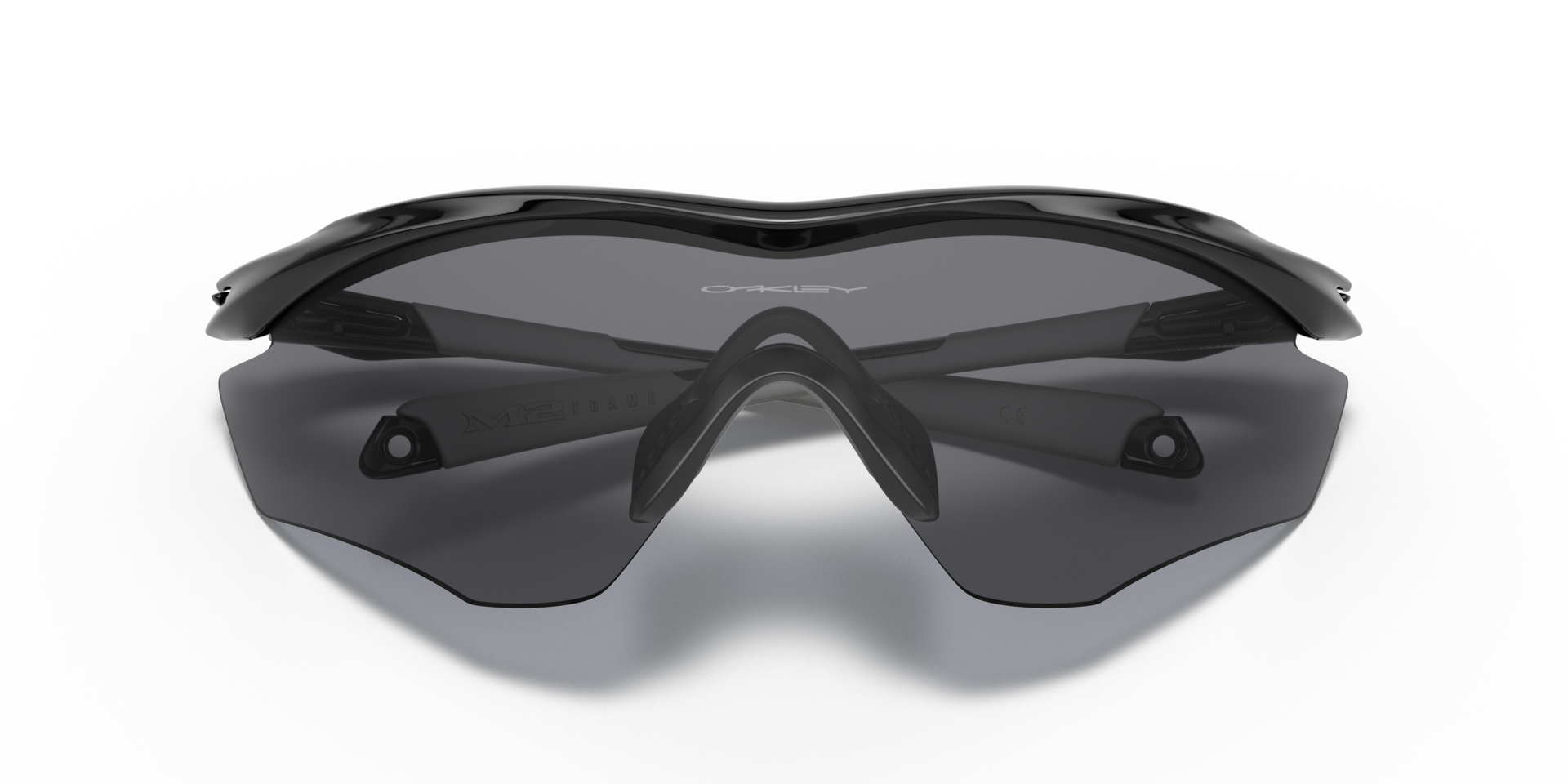 Oakley OO9343 M2 Frame XL Shield Sunglasses - Polished Black