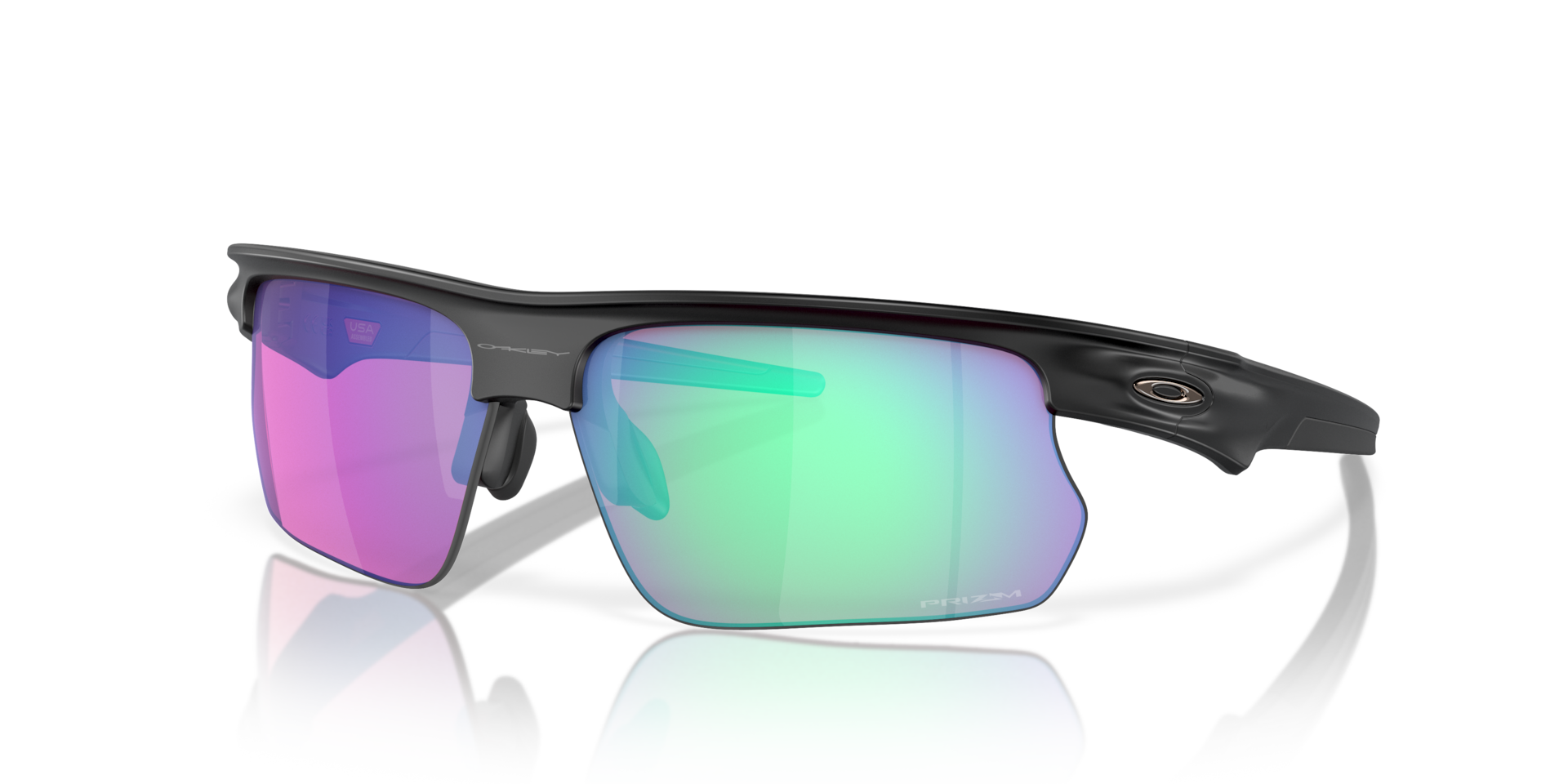 Oakley OO9400 BiSphaera Rectangle Sunglasses - Matte Black