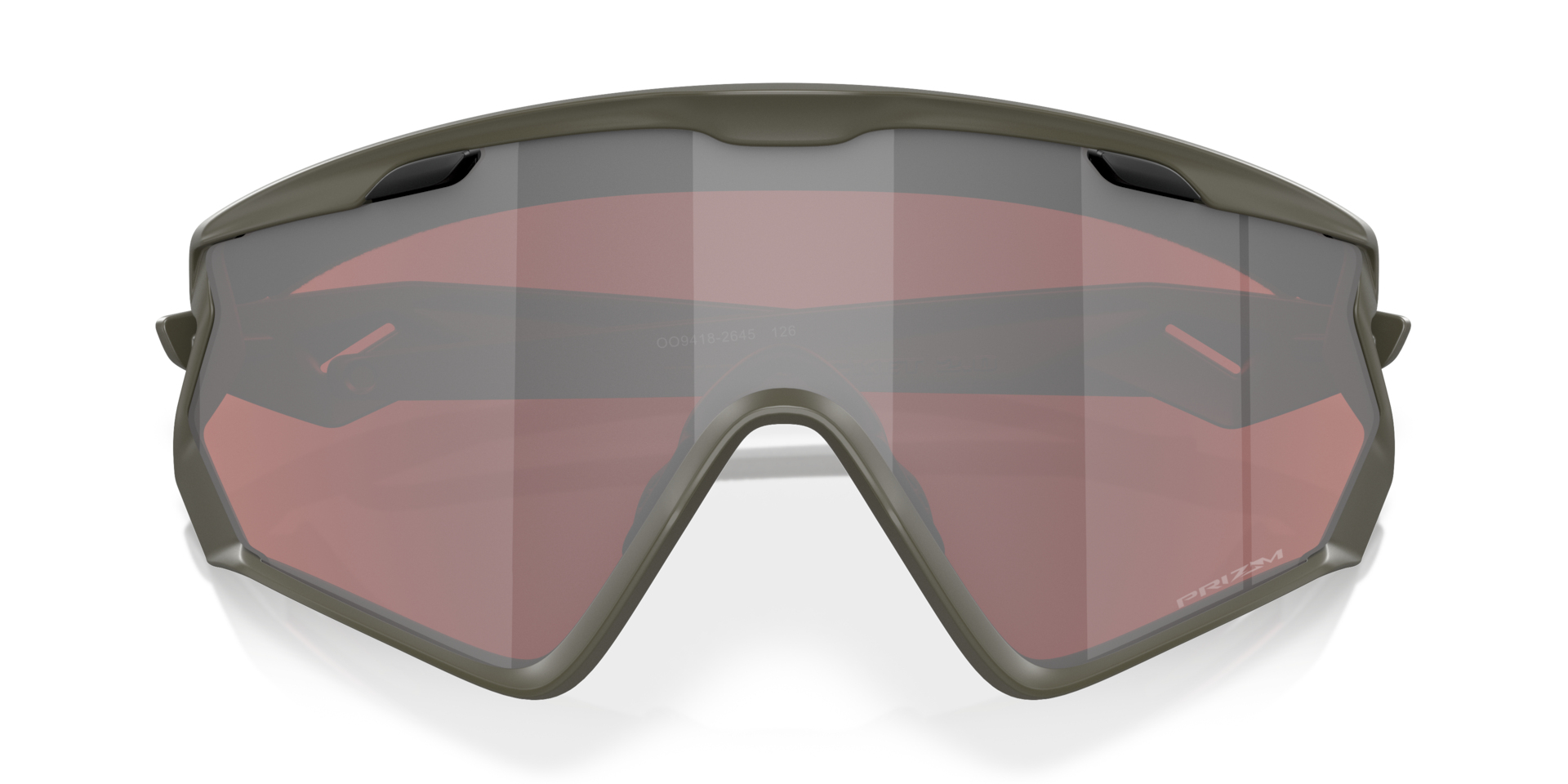 Oakley OO9418 Wind Jacket 2.0 Shield Sunglasses - Matte Olive