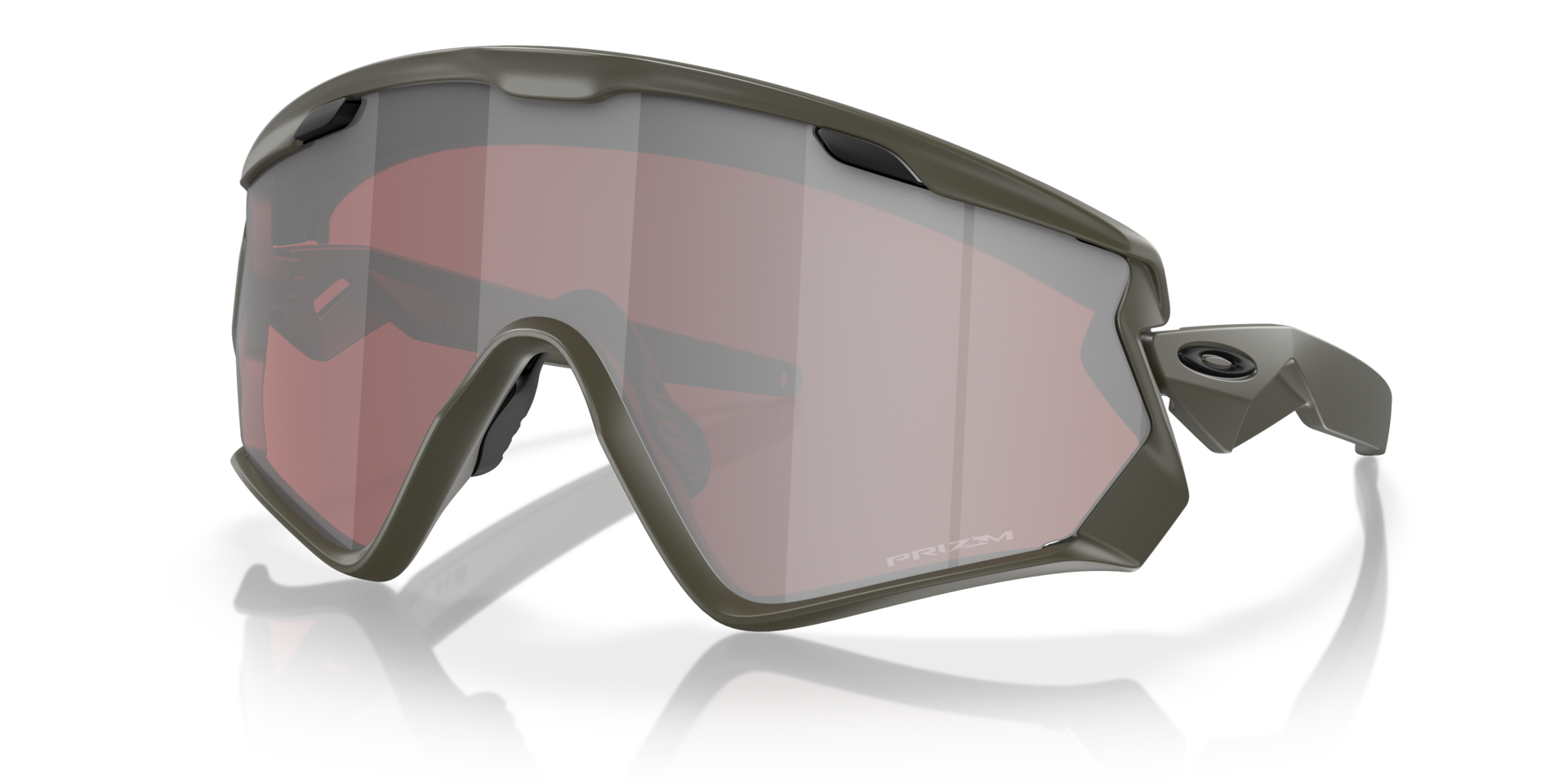 Oakley OO9418 Wind Jacket 2.0 Shield Sunglasses - Matte Olive