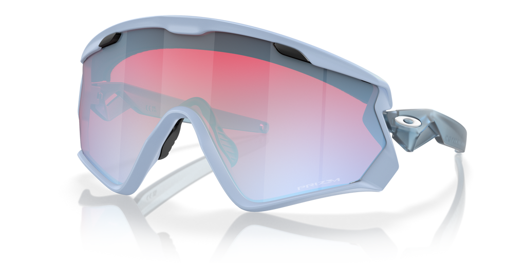 Oakley OO9418 Wind Jacket 2.0 Shield Sunglasses - Matte Translucent Stonewash