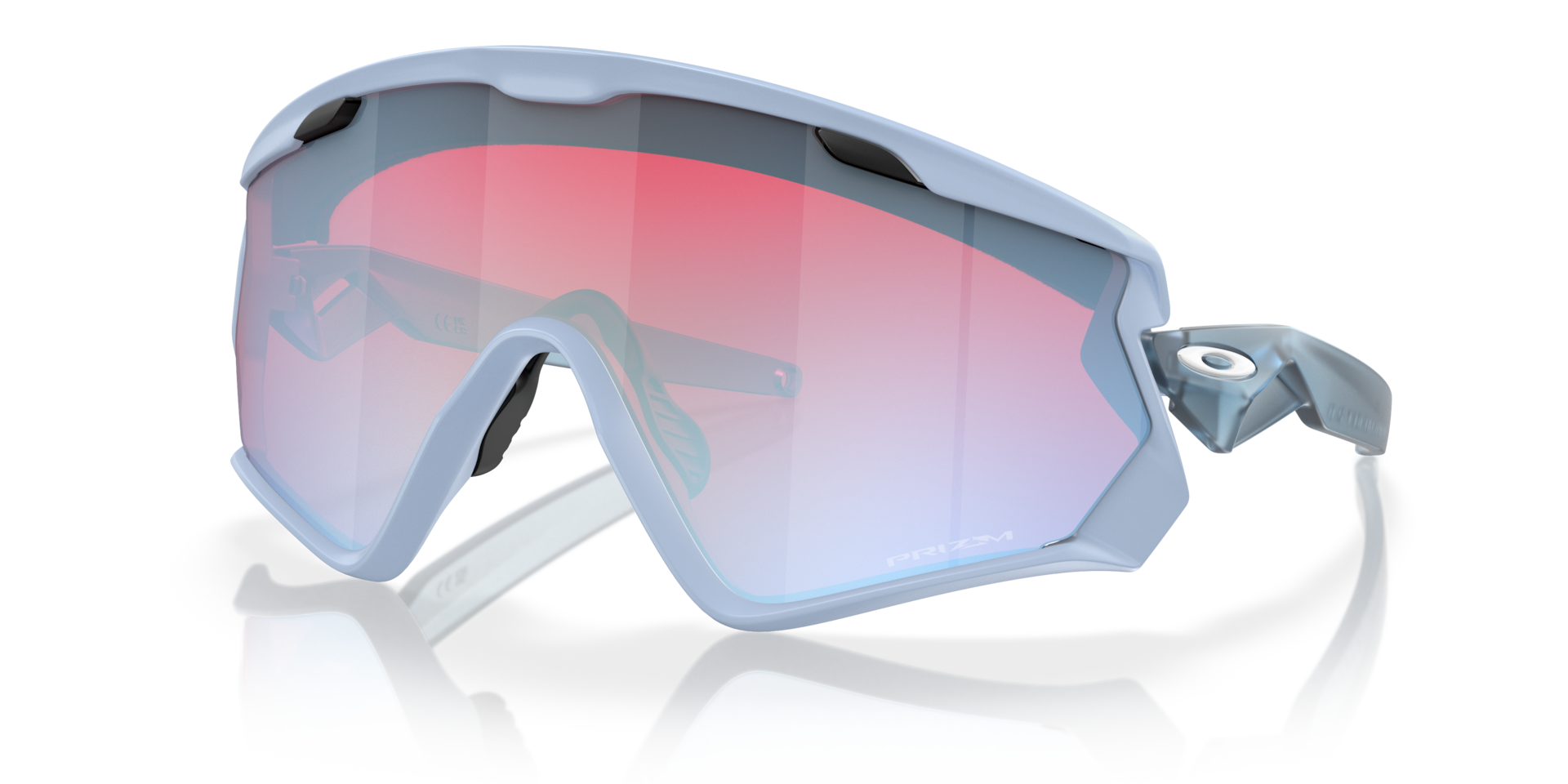 Oakley OO9418 Wind Jacket 2.0 Shield Sunglasses - Matte Translucent Stonewash
