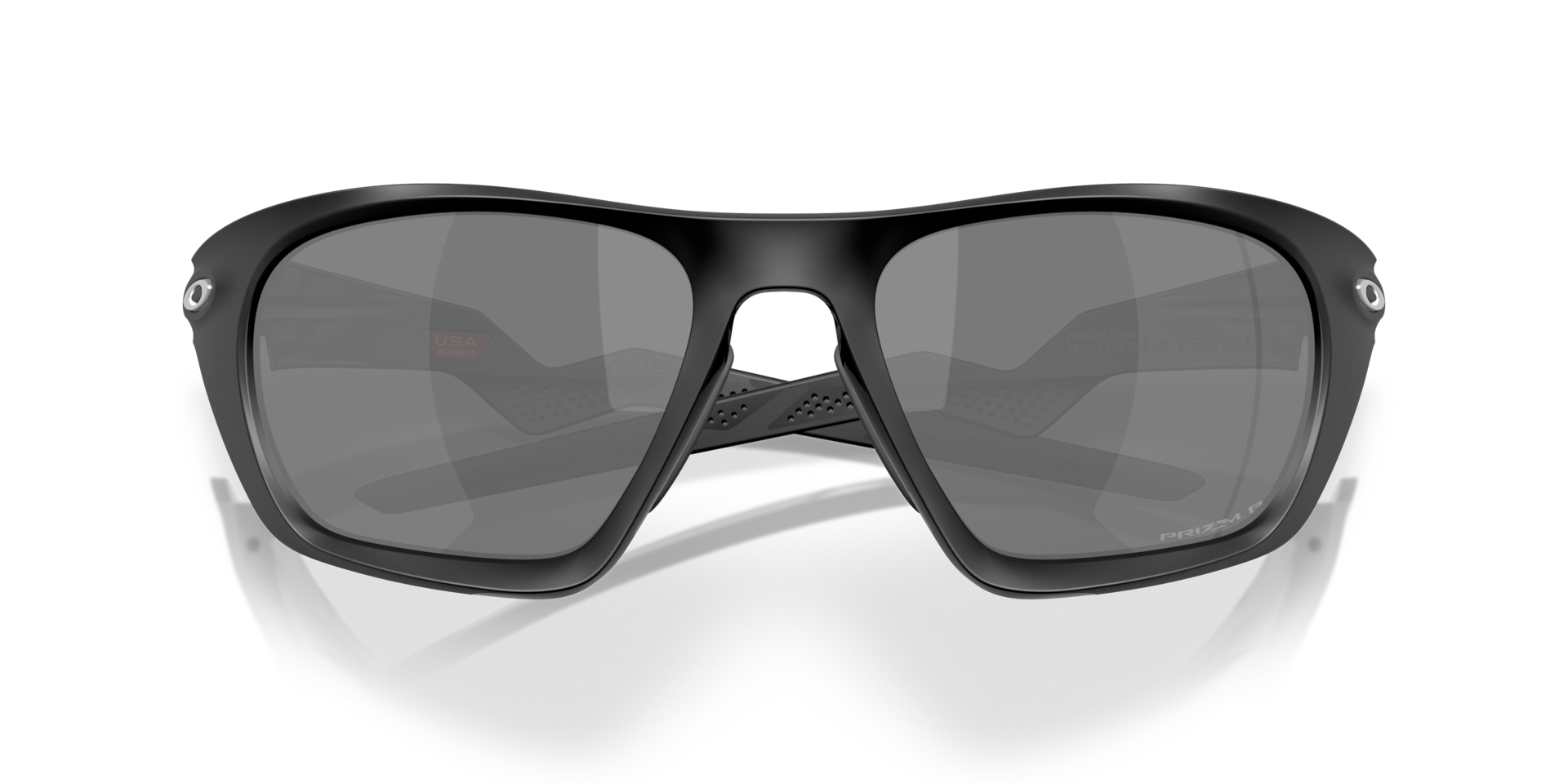 Oakley OO9431 Lateralis Rectangle Sunglasses - Matte Black