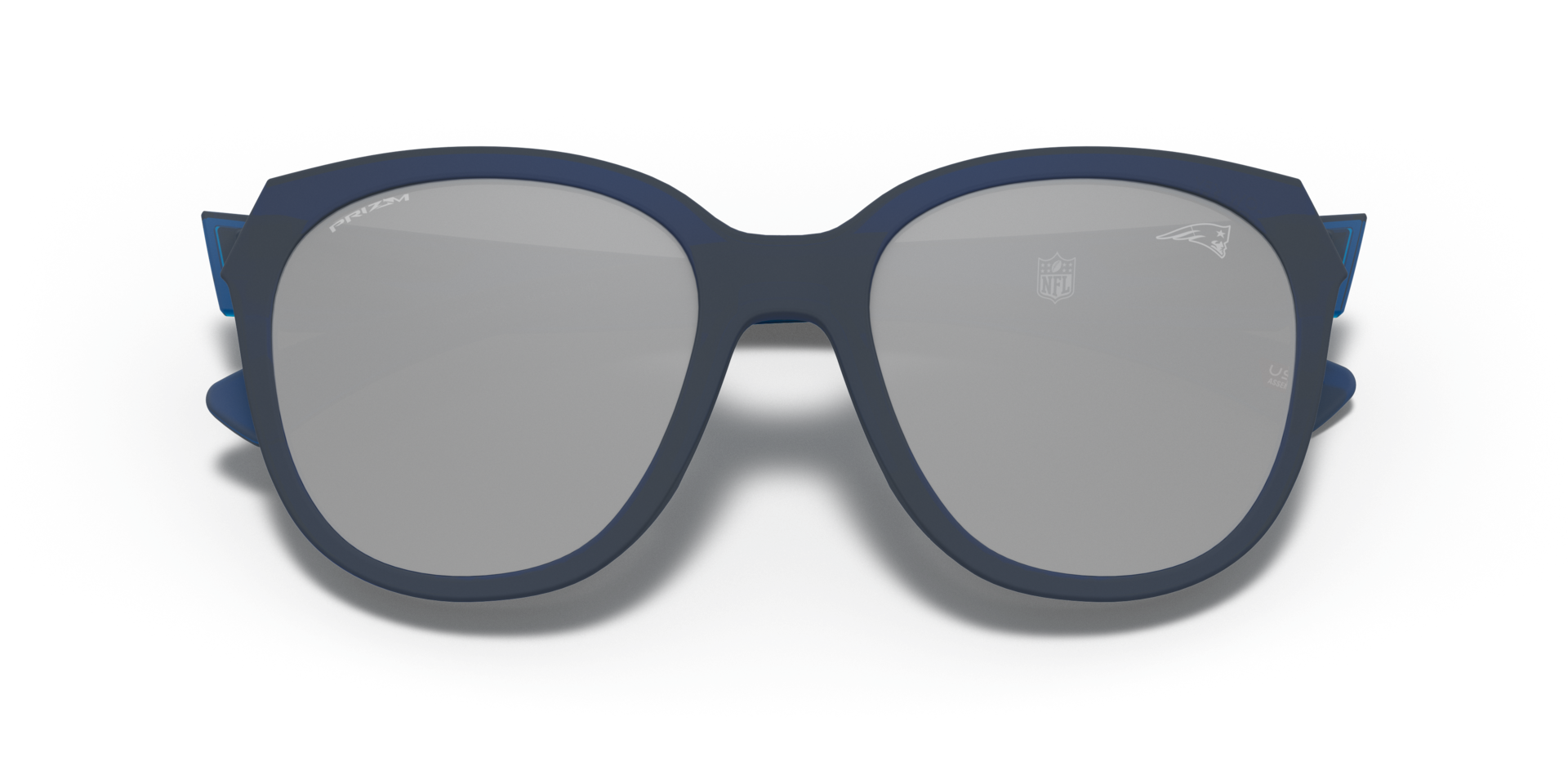 Oakley OO9433 New England Patriots Low Key Round Sunglasses
