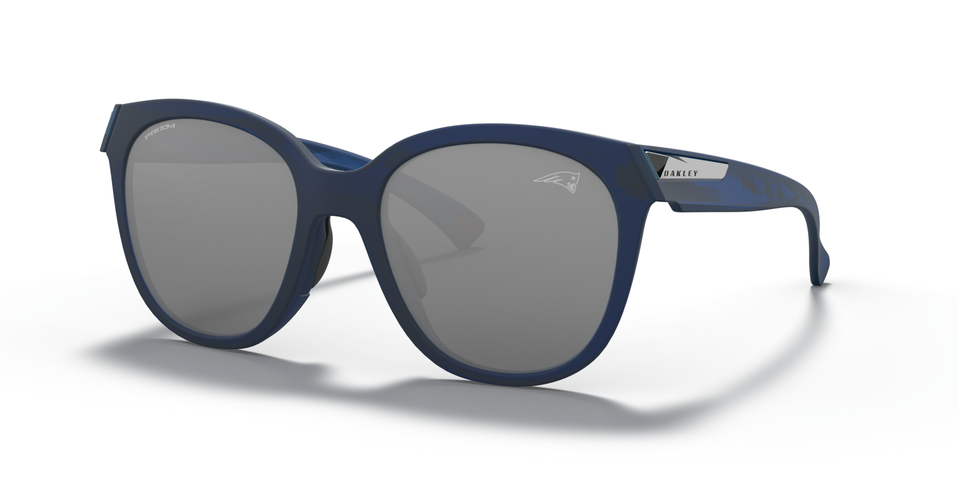 Oakley OO9433 New England Patriots Low Key Round Sunglasses