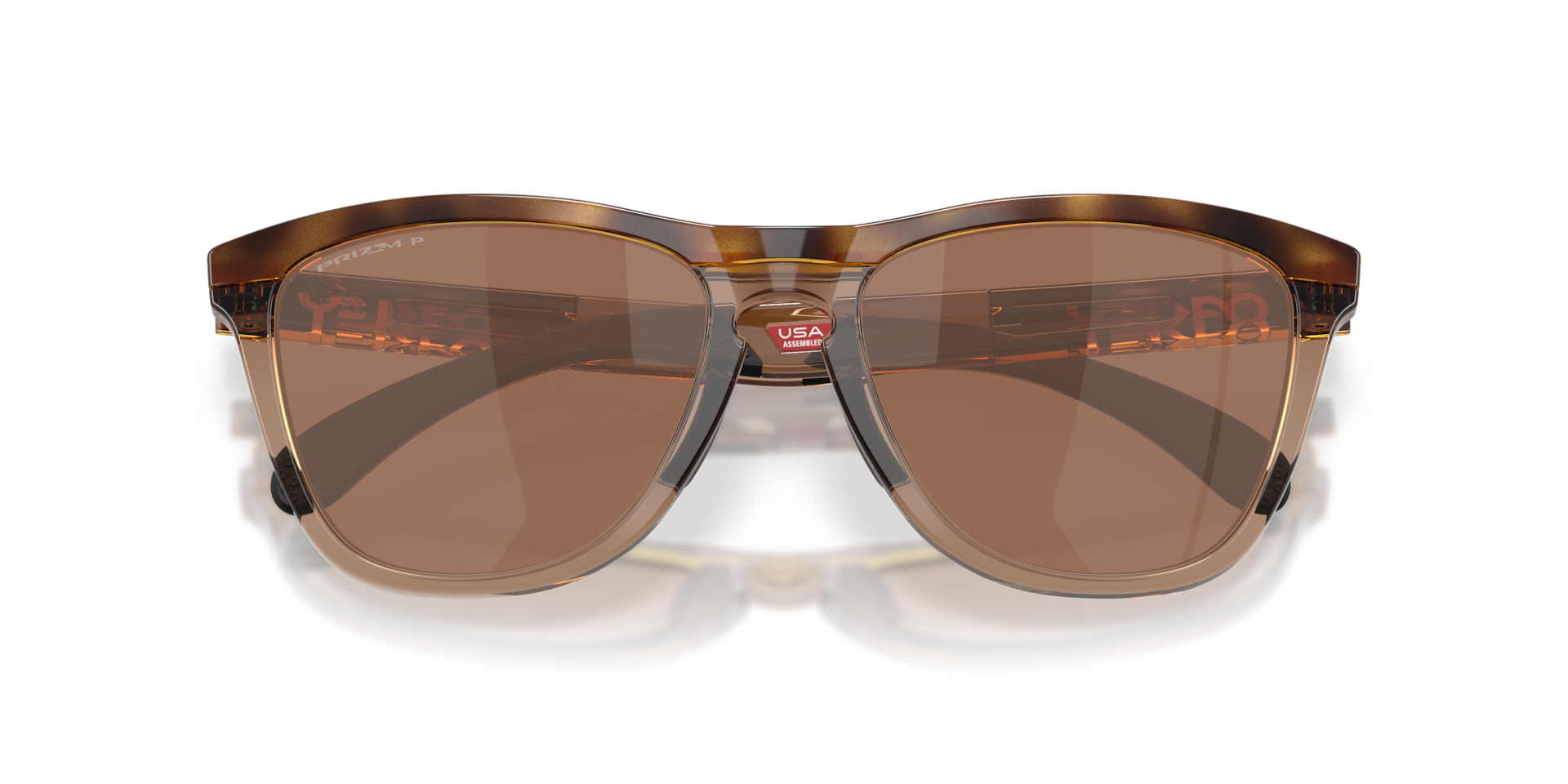Oakley OO9503 Frogskins Range XL Round Sunglasses - Brown Tortoise Brown Smoke
