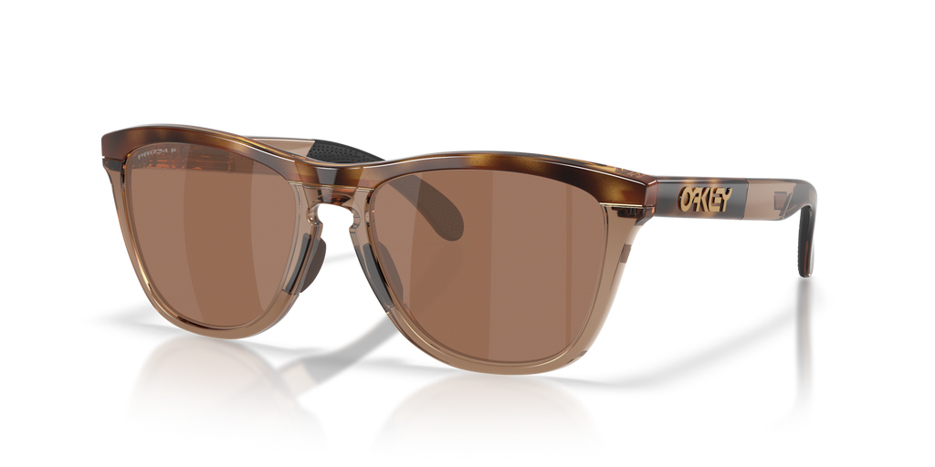 Oakley OO9503 Frogskins Range XL Round Sunglasses - Brown Tortoise Brown Smoke