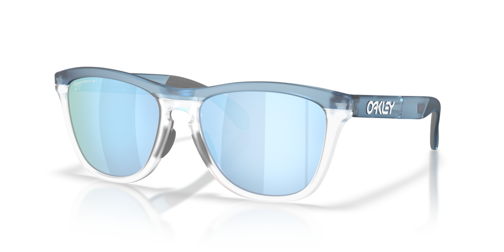 Oakley OO9503 Frogskins Range XL Round Sunglasses - Transparent Stonewash Clear