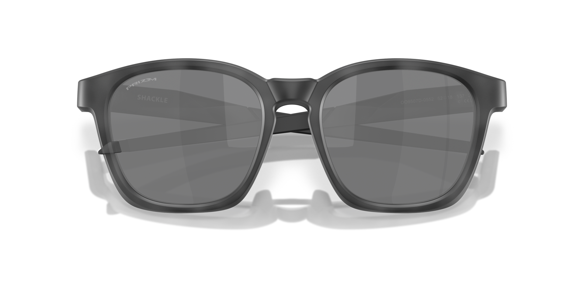 Oakley OO9507D Shackle Square Sunglasses - Matte Grey Smoke