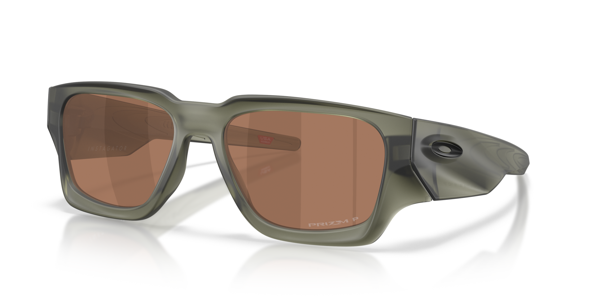 Oakley OO9514 Instagator Rectangle Sunglasses - Matte Olive Ink