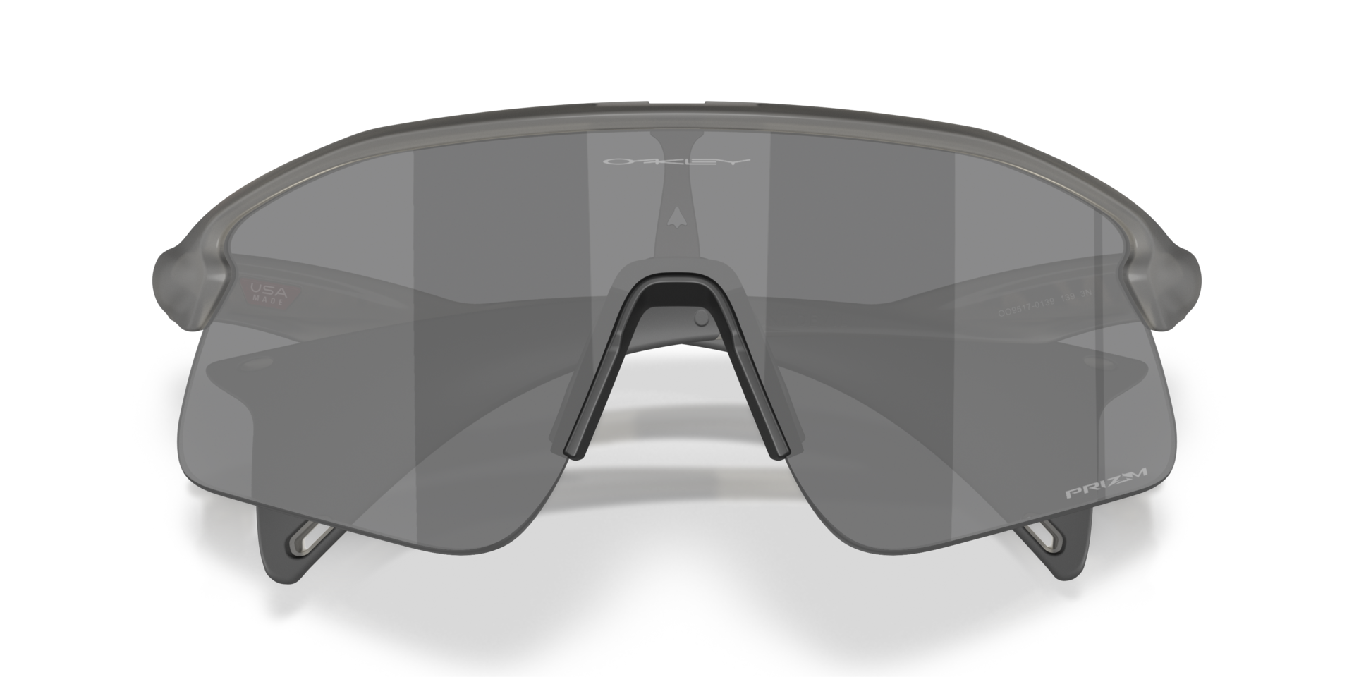 Oakley OO9517 Stunt Devil Rectangle Sunglasses - Grey Smoke