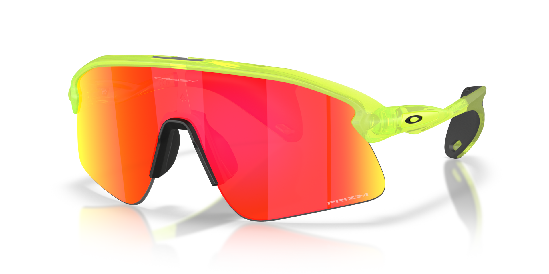 Oakley OO9517 Stunt Devil Rectangle Sunglasses - Grey Smoke