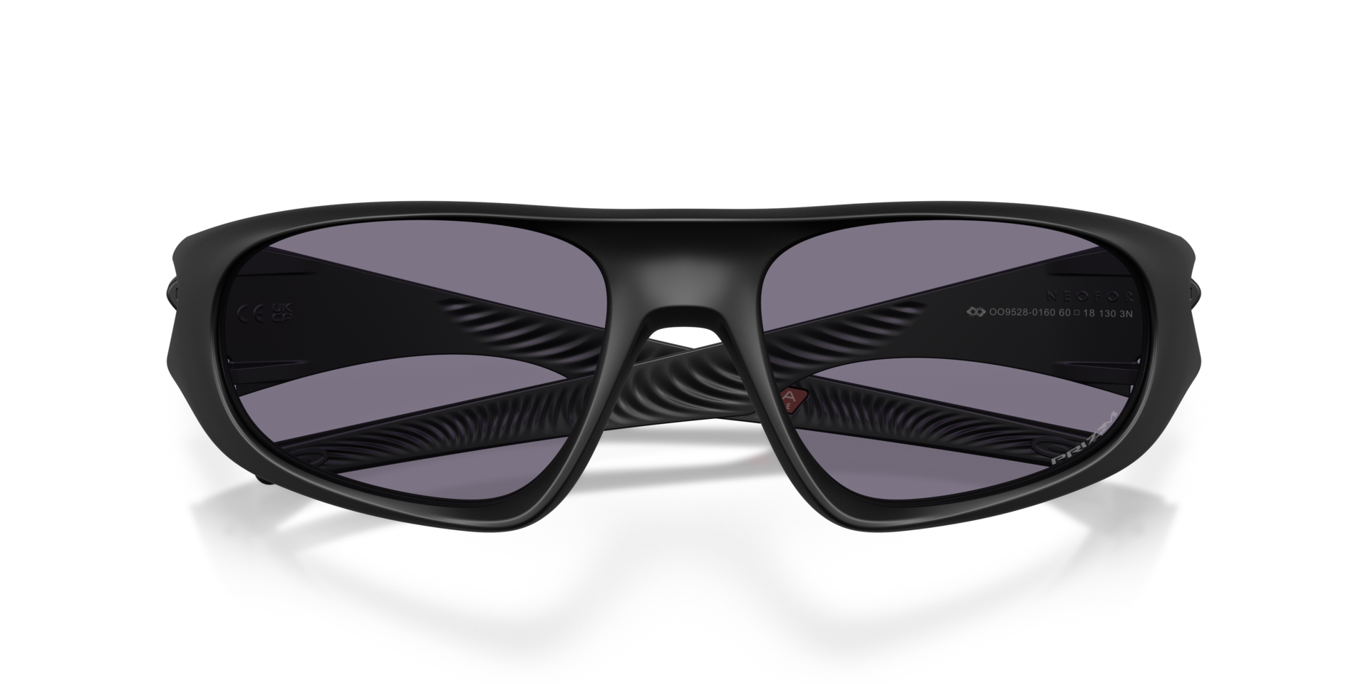 Oakley OO9528 Neoforma Oval Sunglasses - Matte Blue Silver Colorshift
