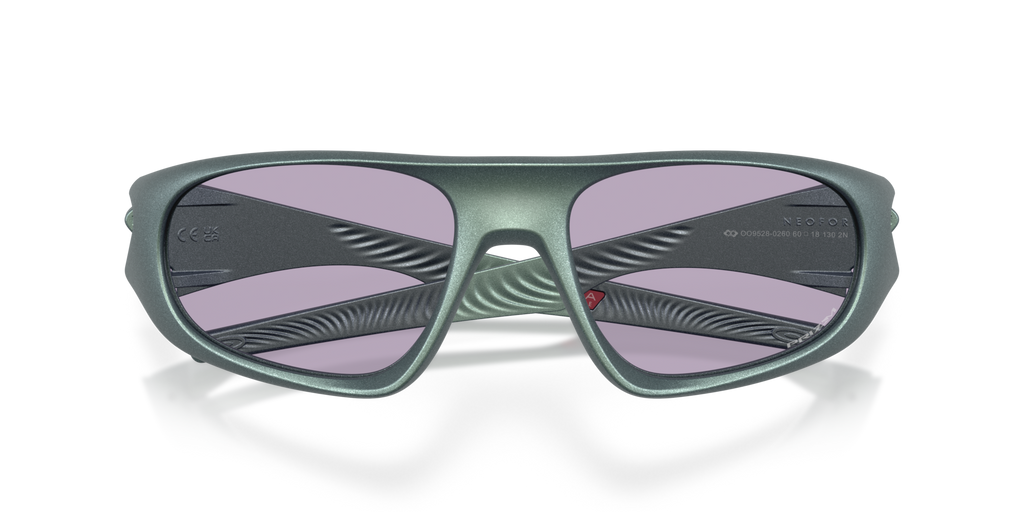 Oakley OO9528 Neoforma Oval Sunglasses - Matte Blue Silver Colorshift