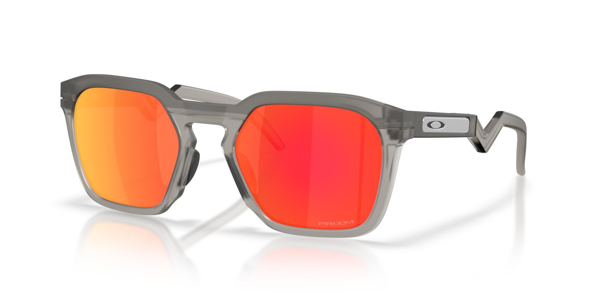 Oakley OO9533 HSTN SQ Square Sunglasses - Matte Black