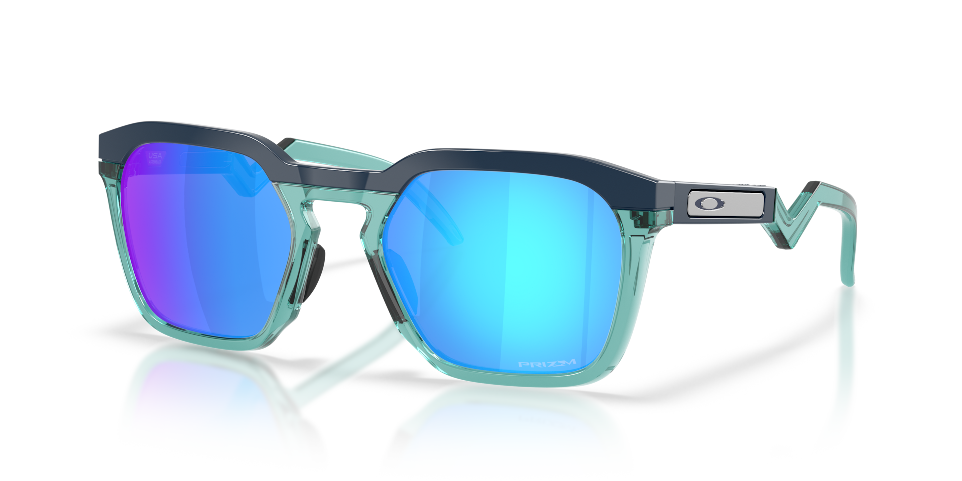 Oakley OO9533 HSTN SQ Square Sunglasses - Matte Black