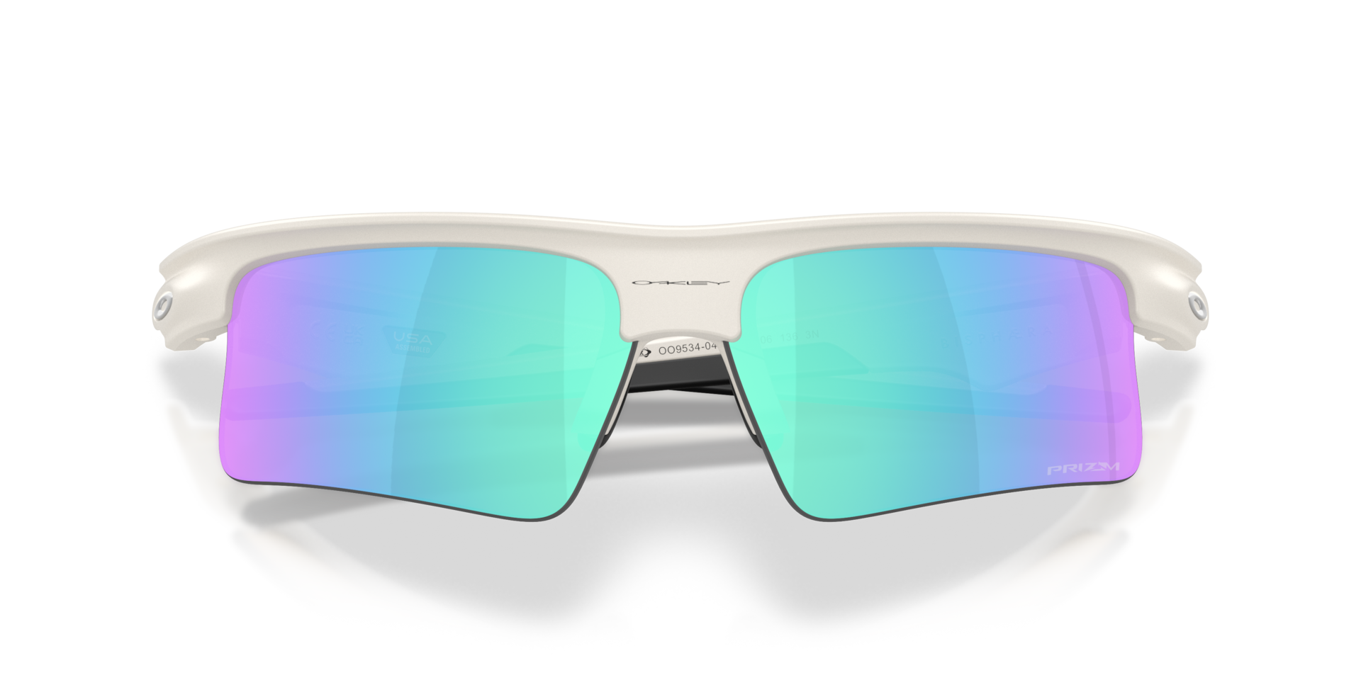 Oakley OO9534 Bisphaera Speed Rectangle Sunglasses - Transparent Abyss