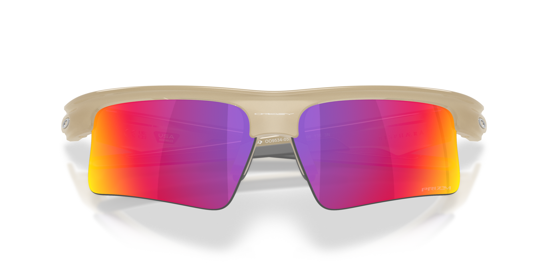 Oakley OO9534 Bisphaera Speed Rectangle Sunglasses - Transparent Abyss
