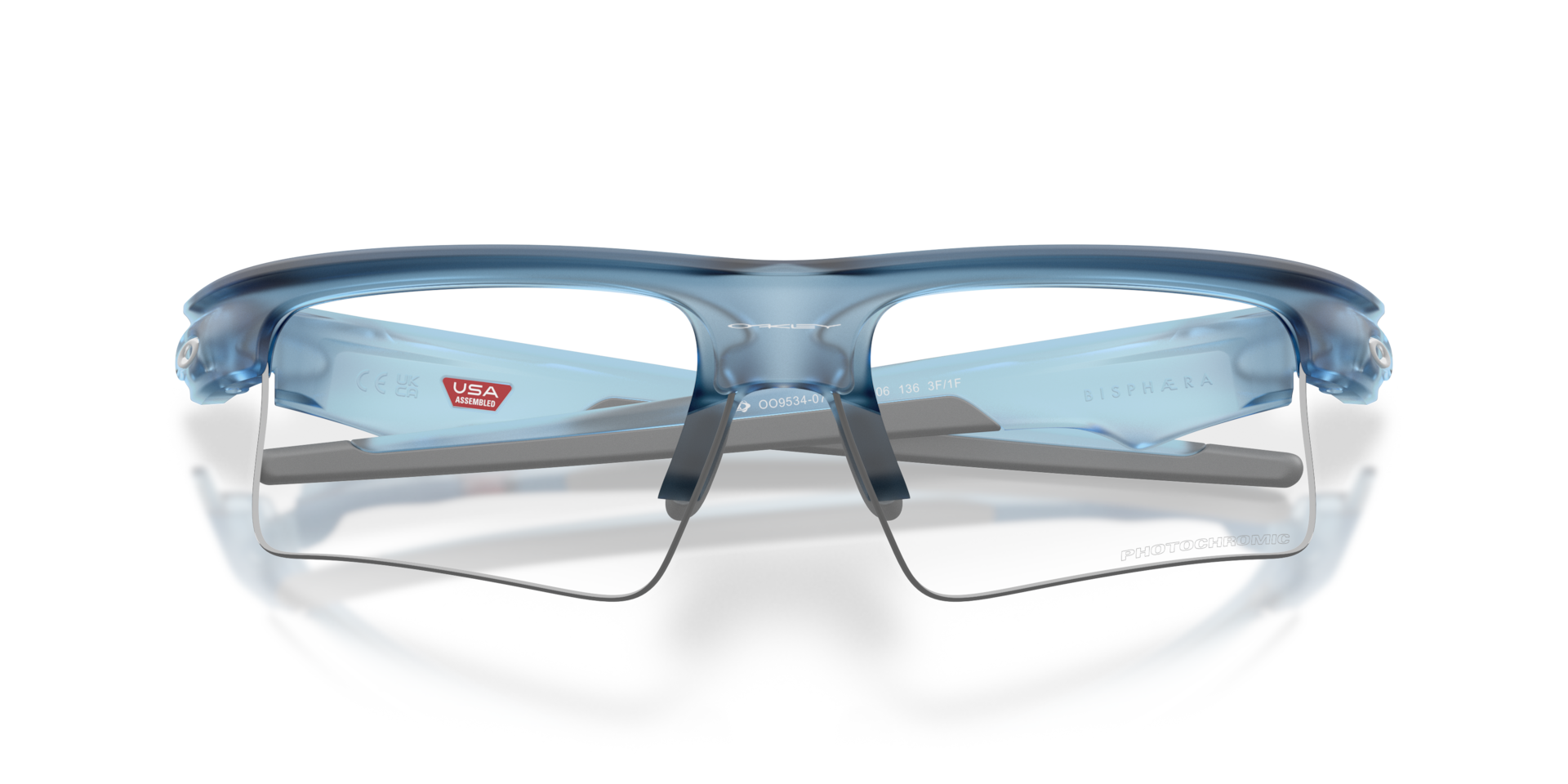 Oakley OO9534 Bisphaera Speed Rectangle Sunglasses - Matte Black