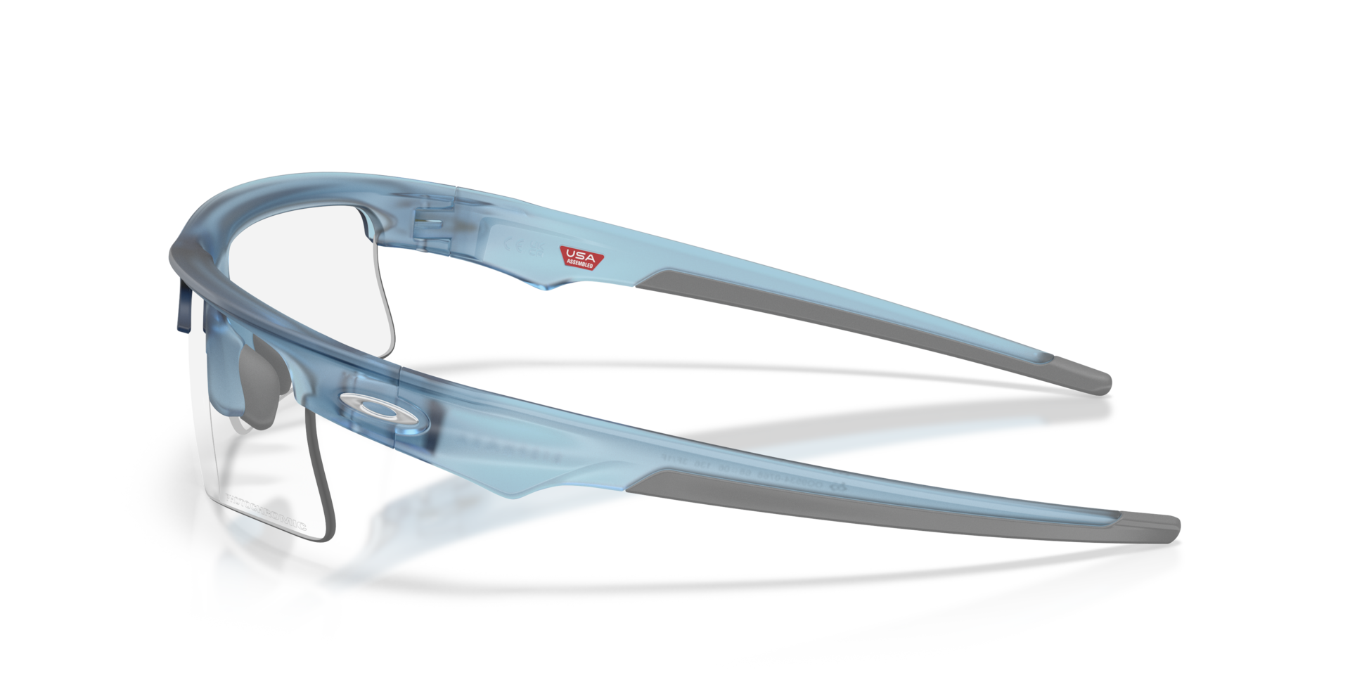 Oakley OO9534 Bisphaera Speed Rectangle Sunglasses - Matte Trans Stonewash