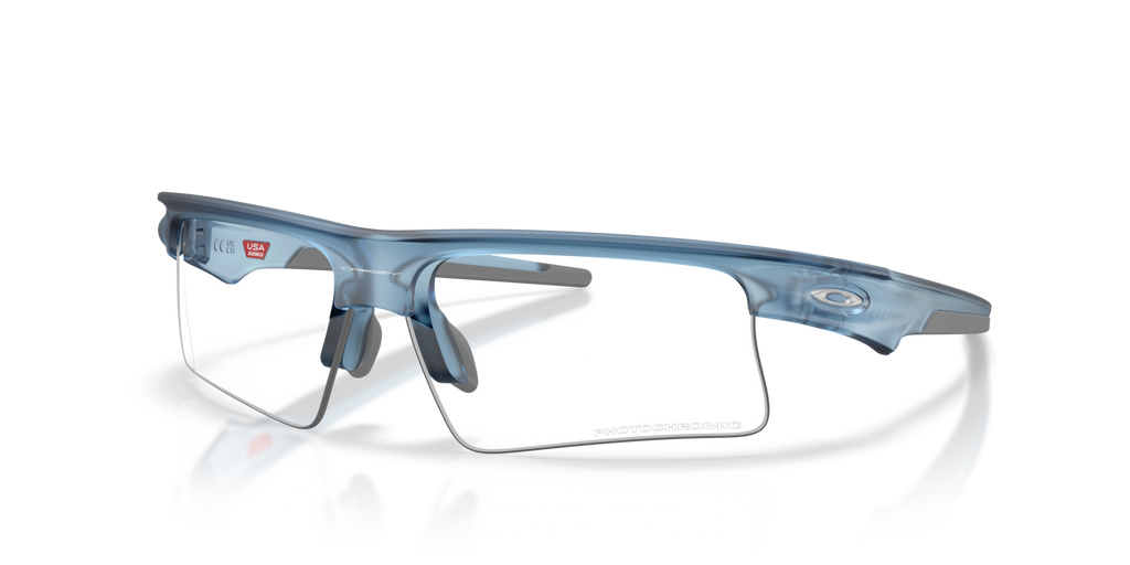 Oakley OO9534 Bisphaera Speed Rectangle Sunglasses - Matte Trans Stonewash