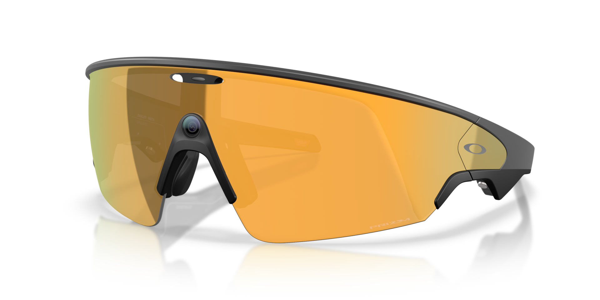 Oakley Oakley Meta Vanguard Rectangle Sunglasses - Black