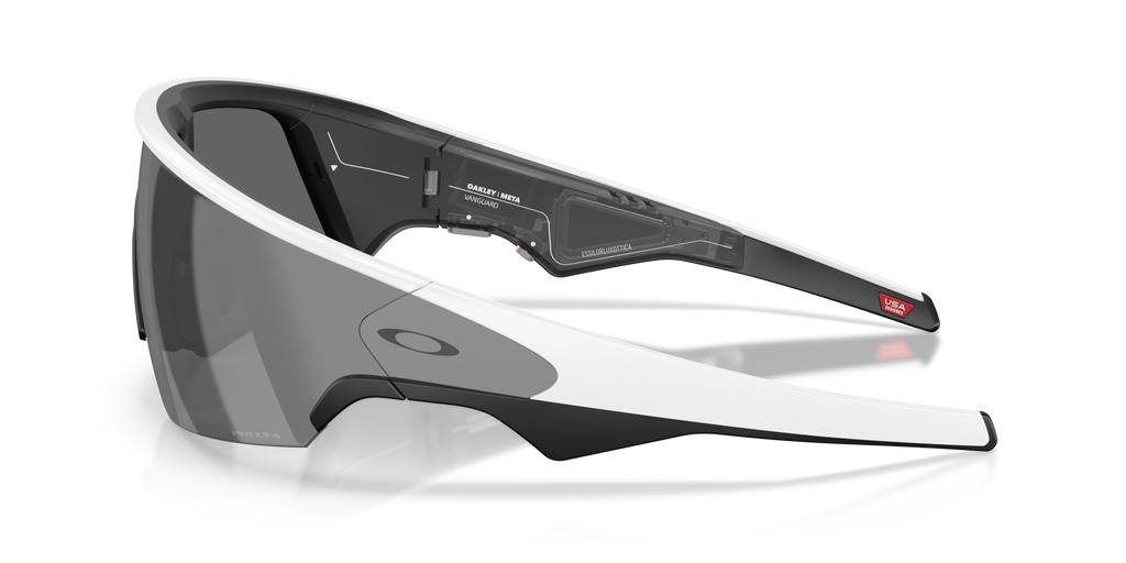Oakley Oakley Meta Vanguard Rectangle Sunglasses - White