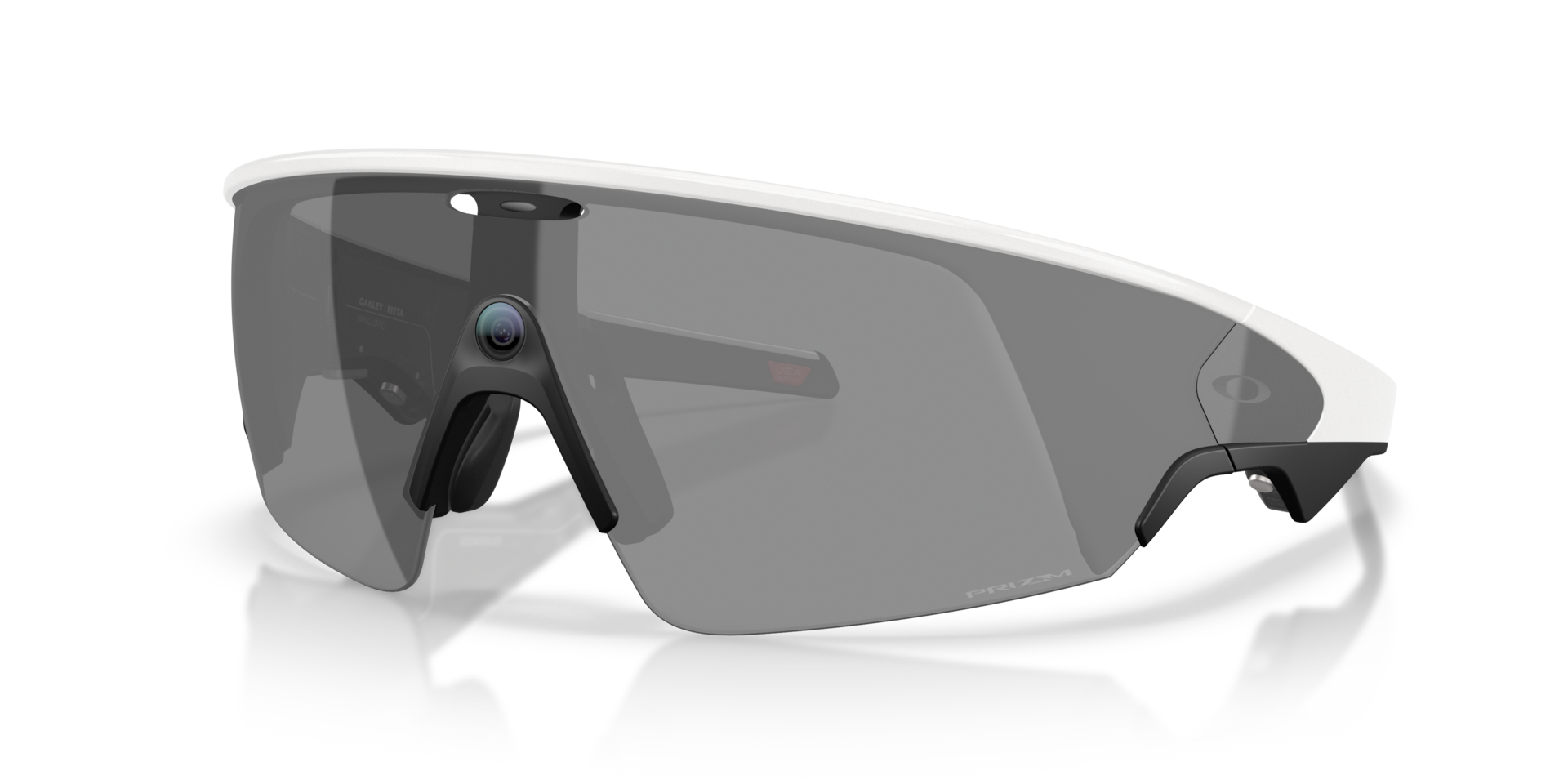 Oakley Oakley Meta Vanguard Rectangle Sunglasses - White