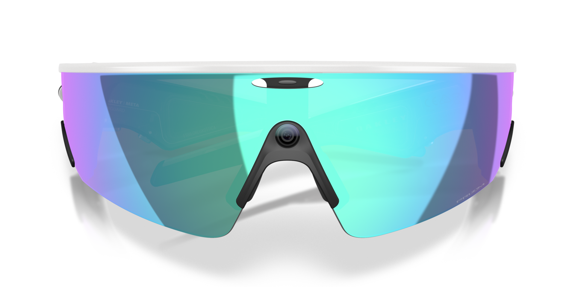 Oakley Oakley Meta Vanguard Rectangle Sunglasses - White
